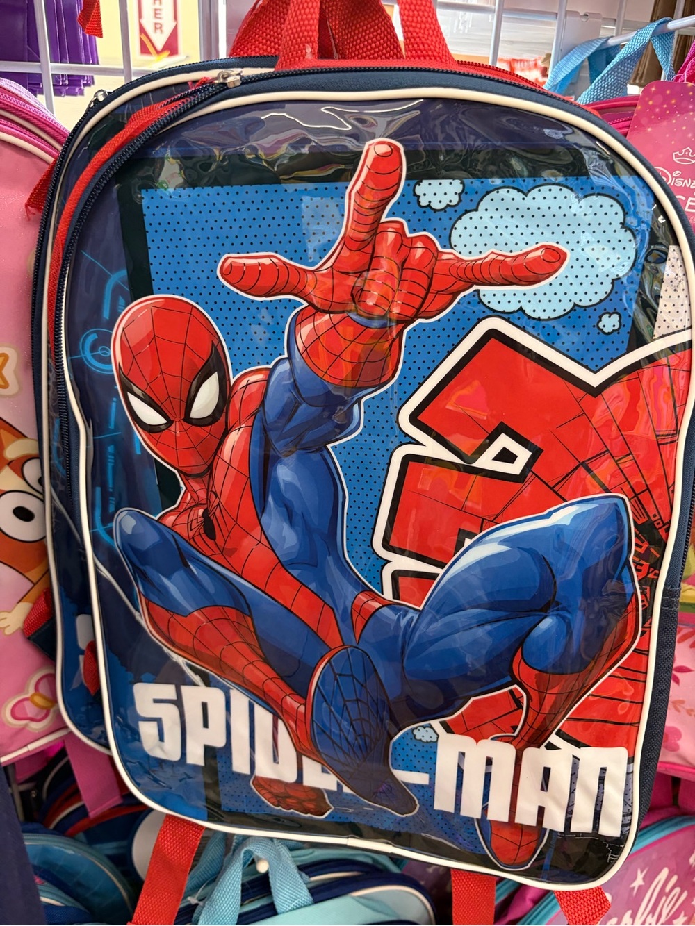 Spider-Man Red & Blue Kids Backpack by